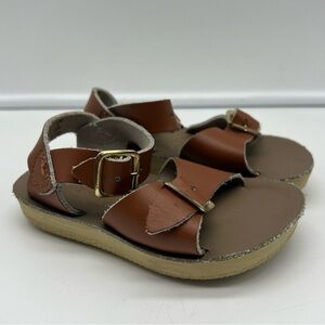 Salt Water Sandals by Hoy Sun-San Surfer - Tan - 5 Toddler